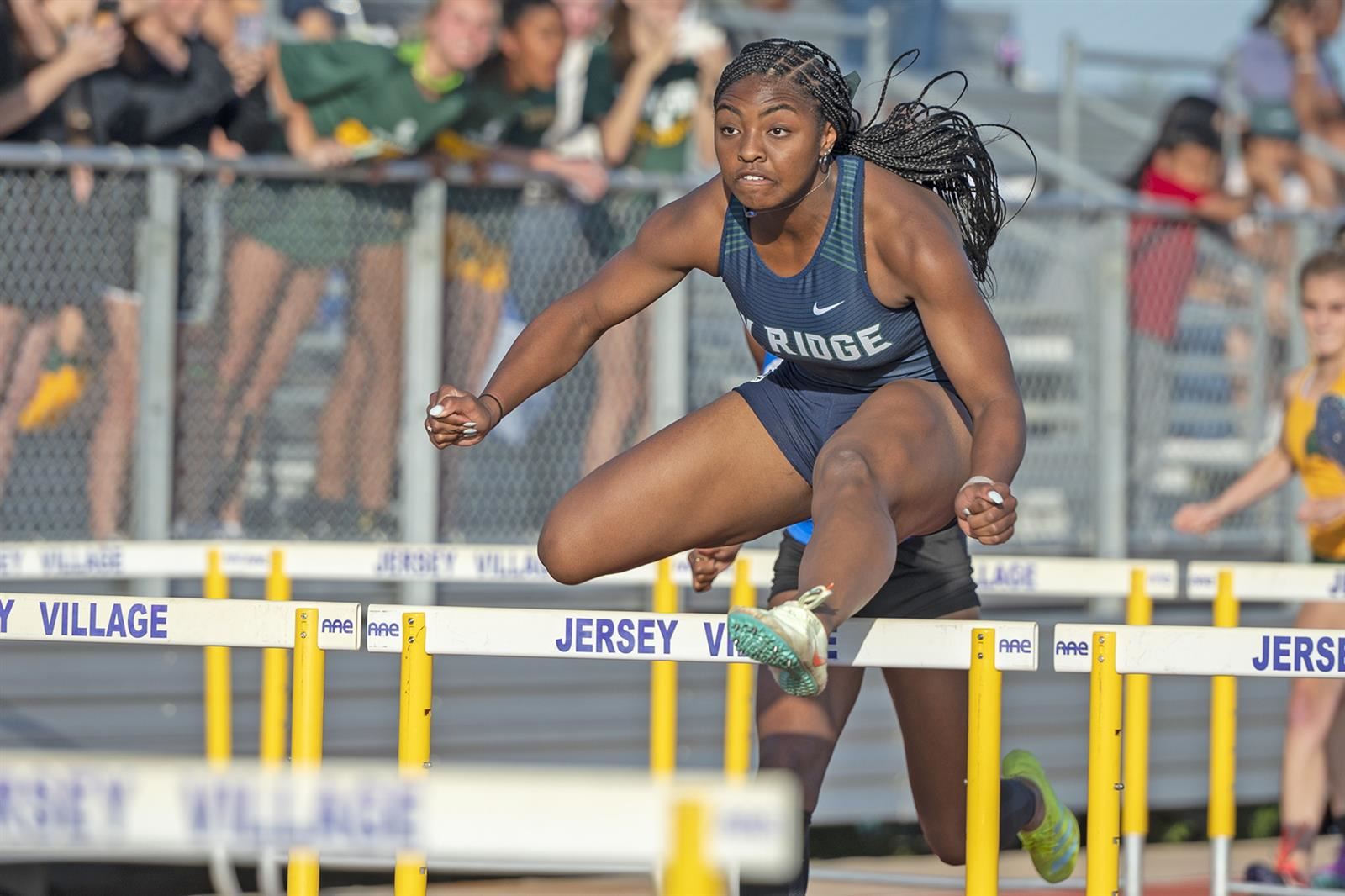 Cypress Ridge High School sophomore Rylee Hampton qualified for the UIL Track and Field State Meet in two events.